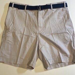Savane SZ 42 Flat Front Cotton Shorts 9” inseam New D34